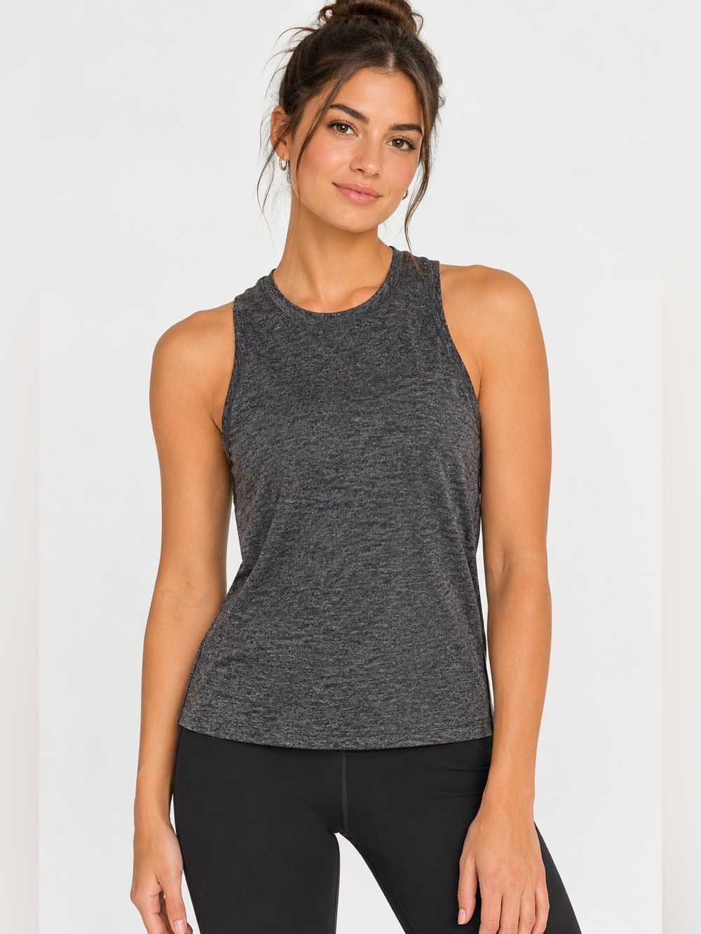 Quince Flowknit Breeze High-Neck Tank